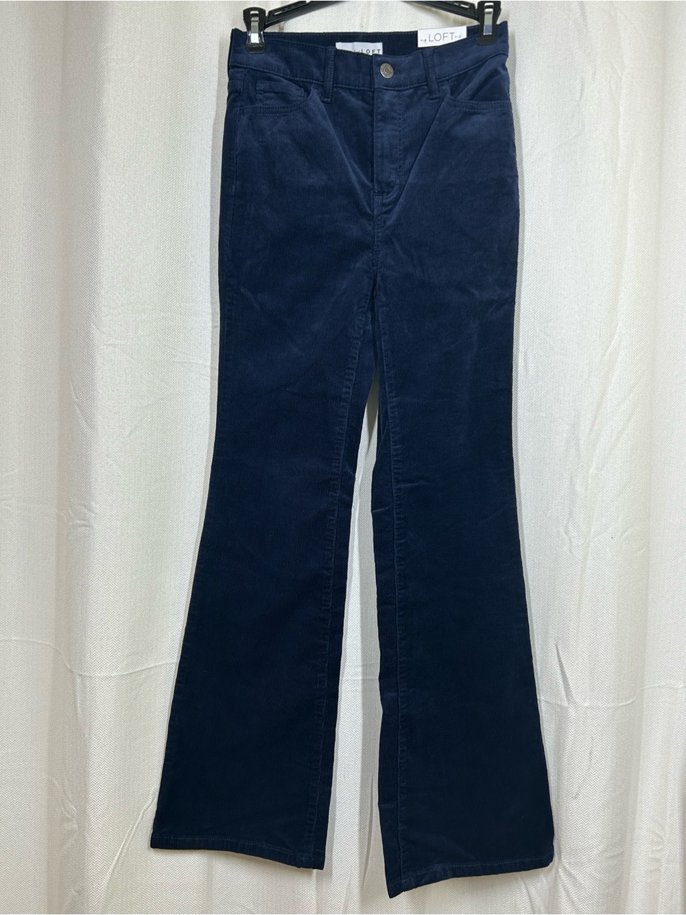 Loft The Slim Flare Corduroy Jeans Pants High Rise Size 24 Petite New